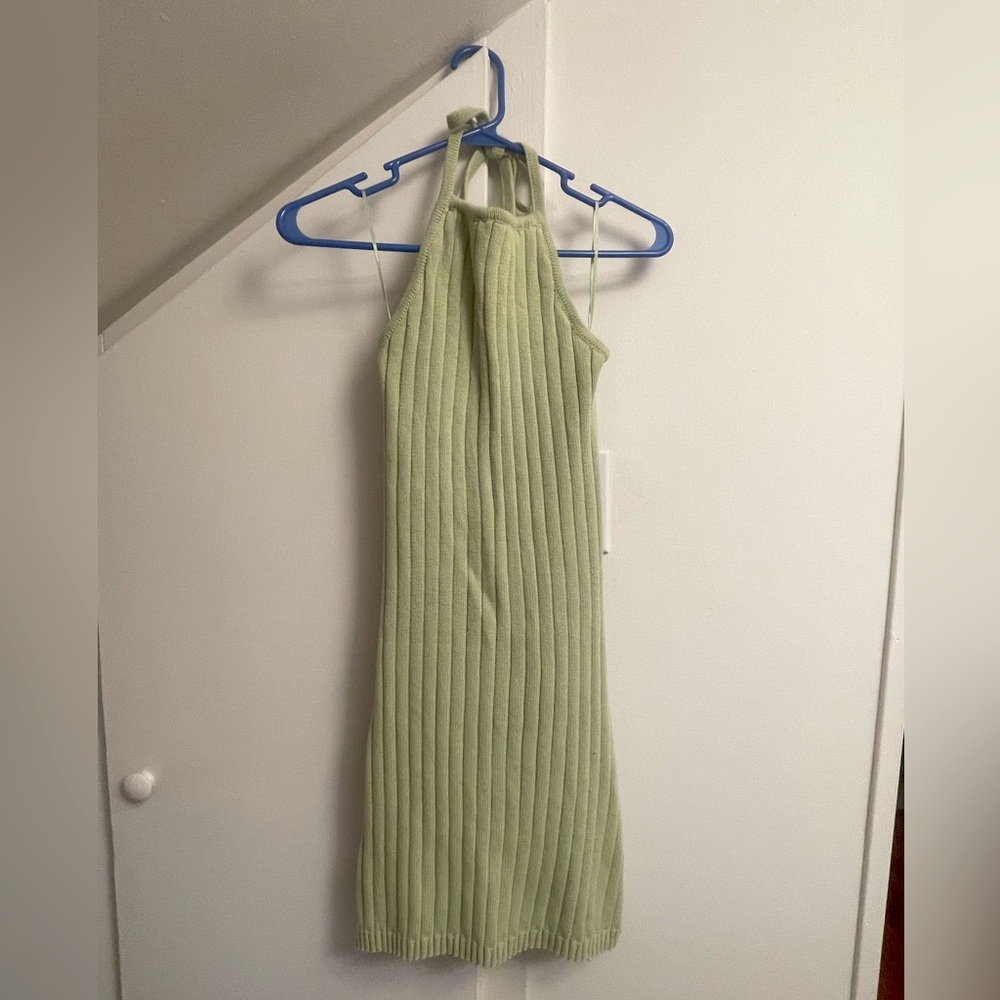 Lulu’s cotton halter dress
